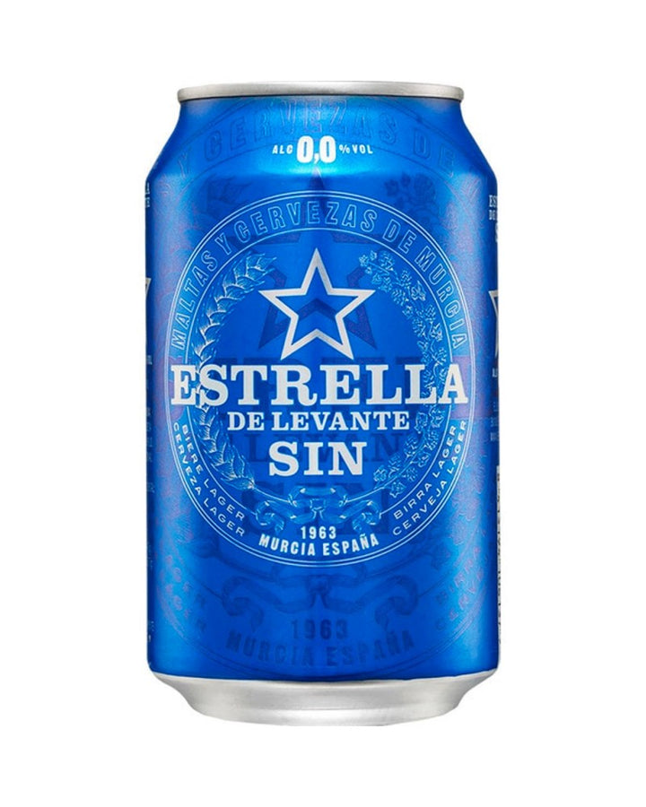 Caja estrella levante sin alcohol Lata 33cl - 24 uds