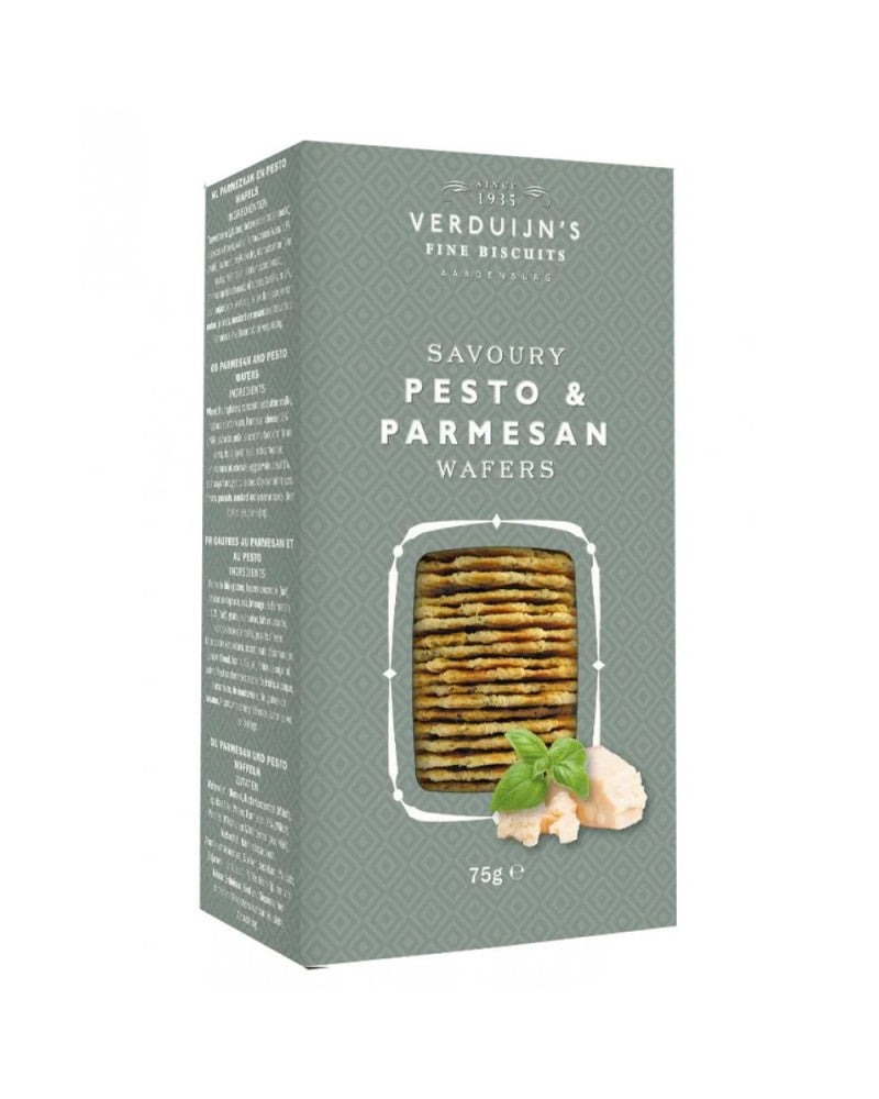 Crackers con Pesto y Queso Parmesano - Verduijn's 75gr.