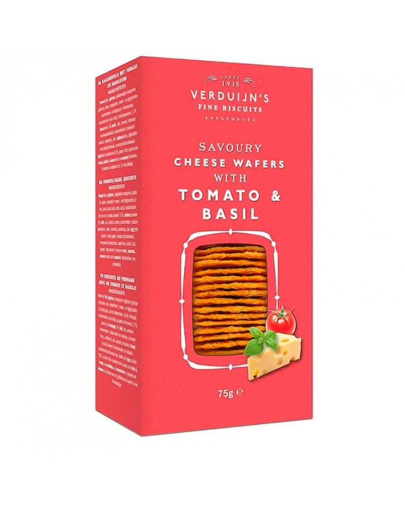 Crackers con Queso, Tomate y Albahaca - Verduijn's 75gr.