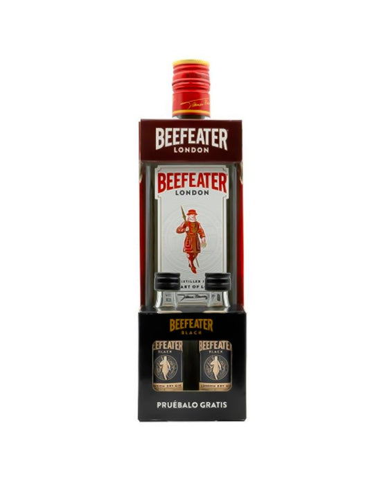 Estuche Beefeater 70 cl + 2 Minis Beefeater Black