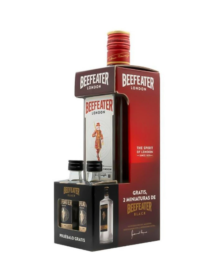 Estuche Beefeater 70 cl + 2 Minis Beefeater Black