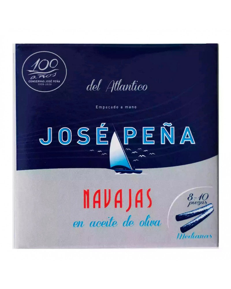 Navajas en Aceite de Oliva José Peña 8/10 110gr