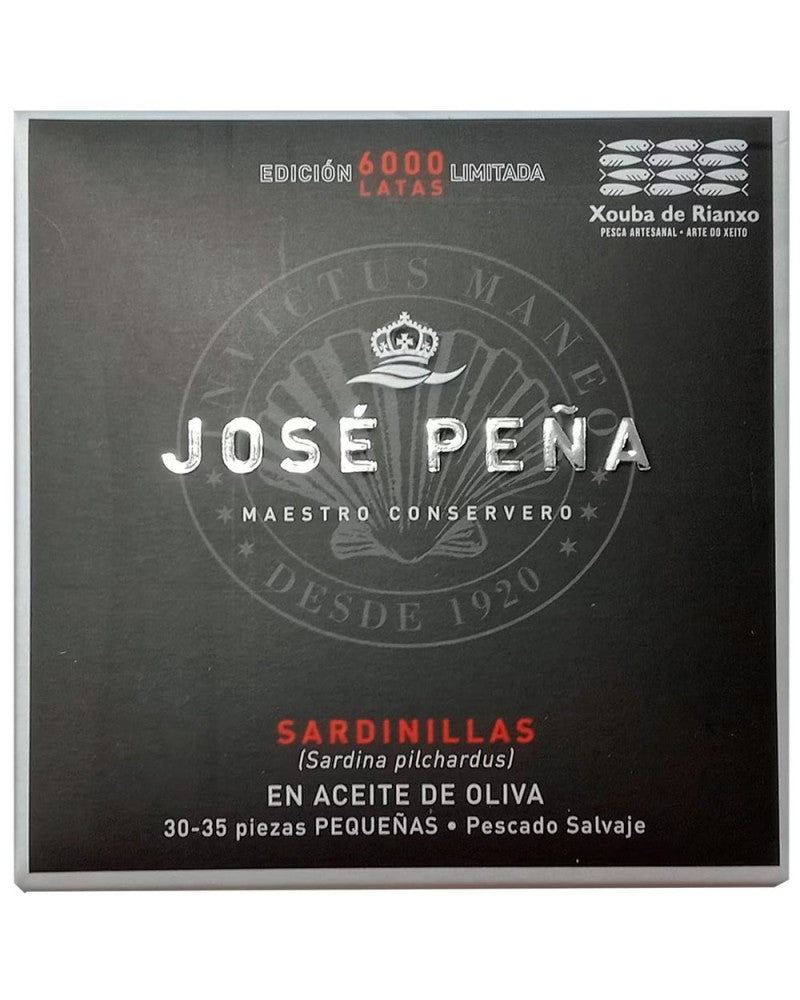 Sardinillas en Aceite de Oliva Edición Limitada Jose Peña 30/35 138gr