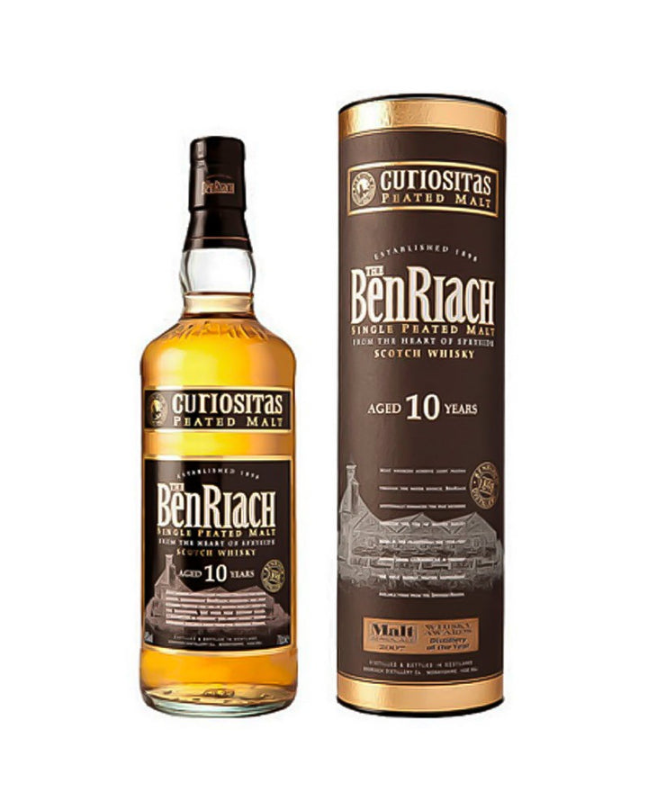 Whisky Benriach s.Malta 10 Años Curiositas Turbado