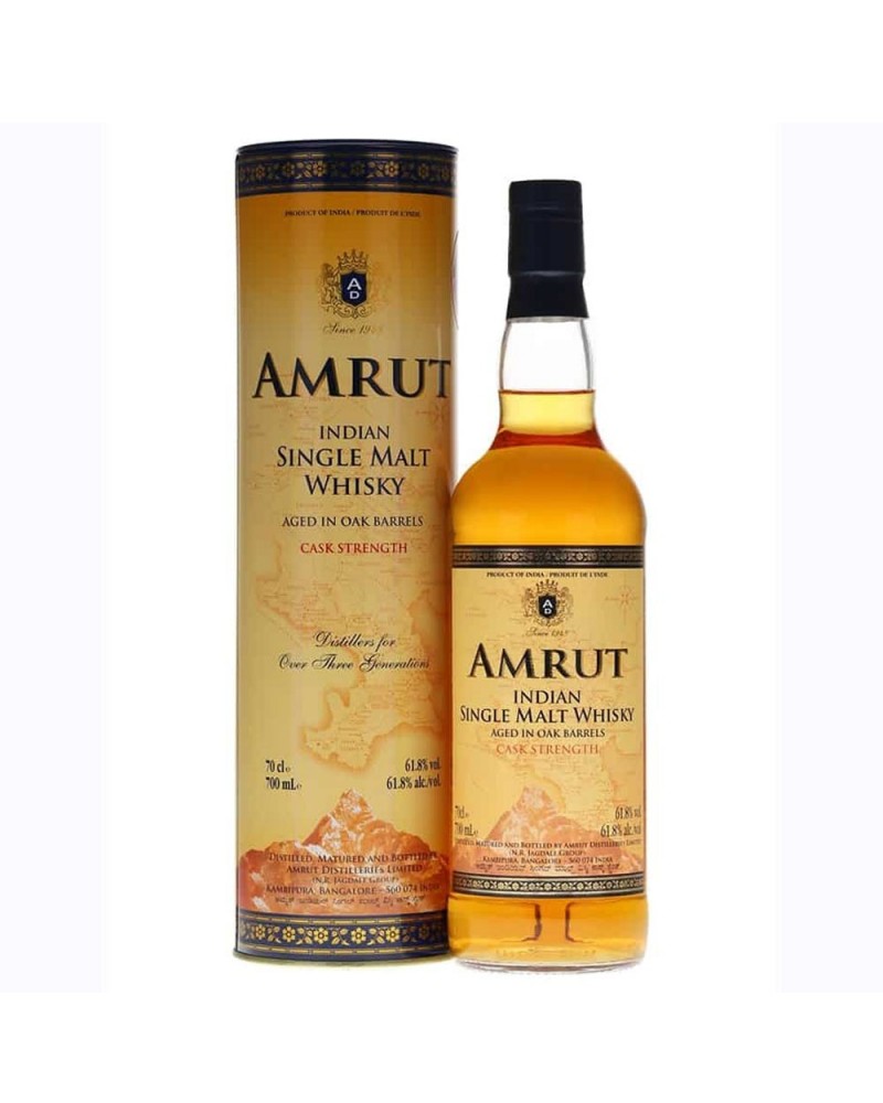 Amrut Single Malt Whisky Peated Cask Strenght 70Cl.