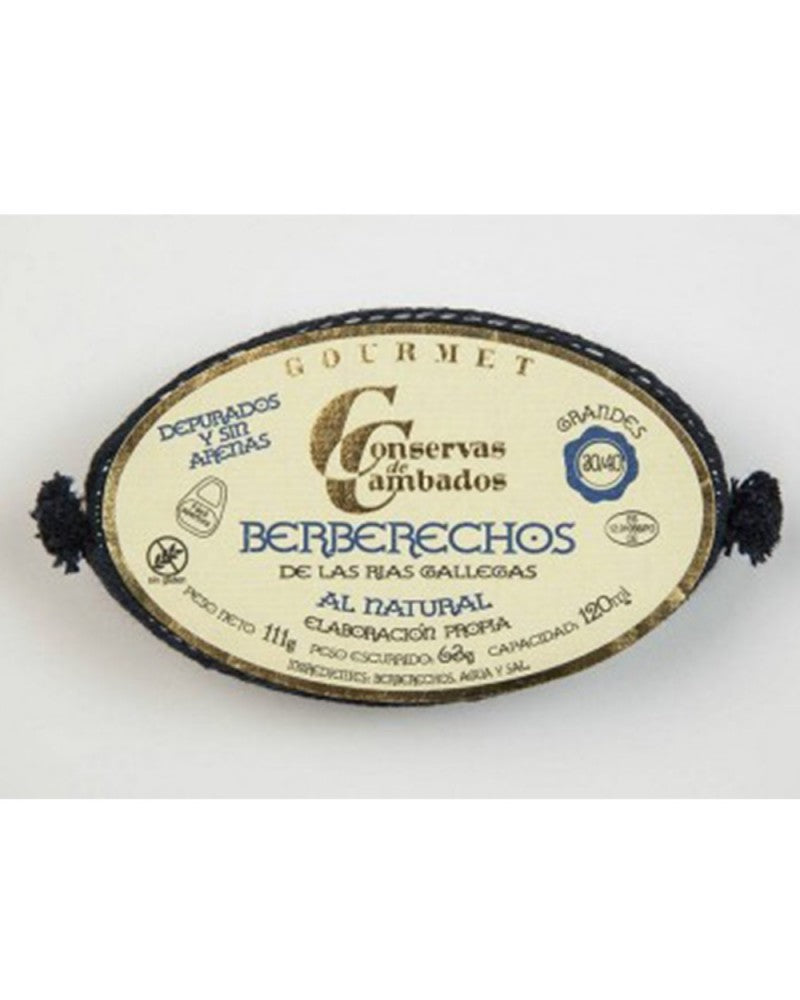 Berberechos De Cambados Gourmet  30/40 und. 120ml.