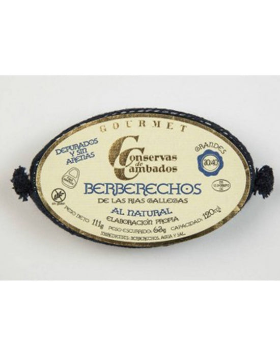 Berberechos De Cambados Gourmet  30/40 und. 120ml.