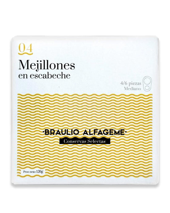 Braulio Alfageme Mejillones en escabeche 4/6