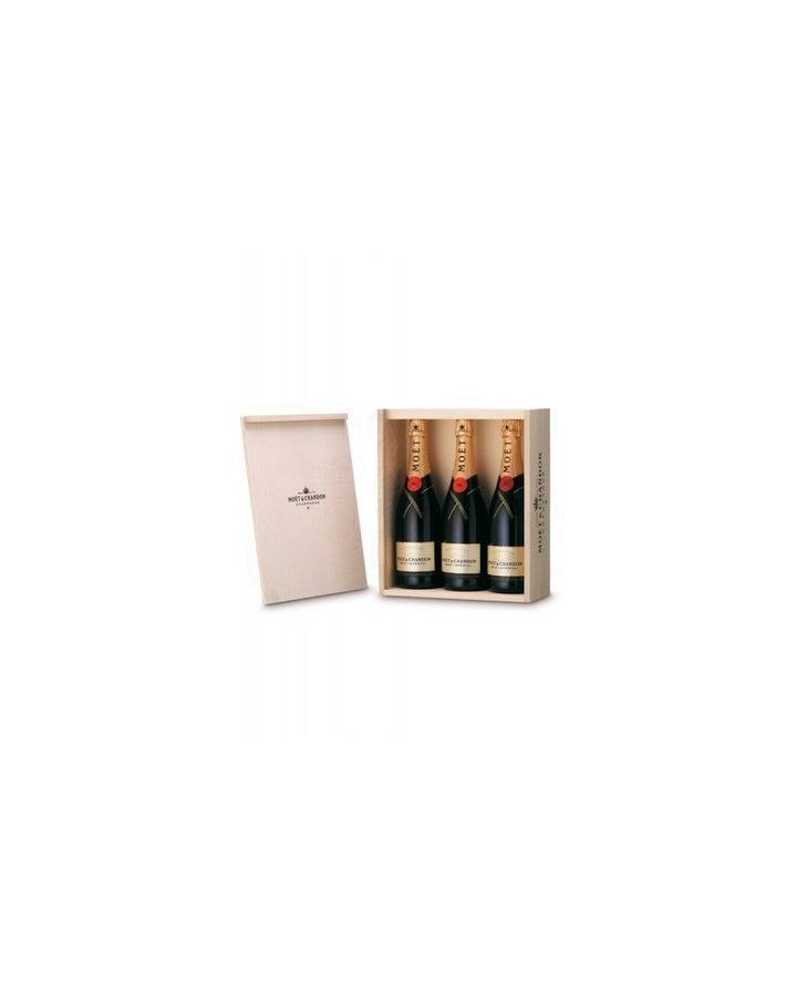 Caja de Madera 3 Botellas Moet & Chandon Brut Imperial