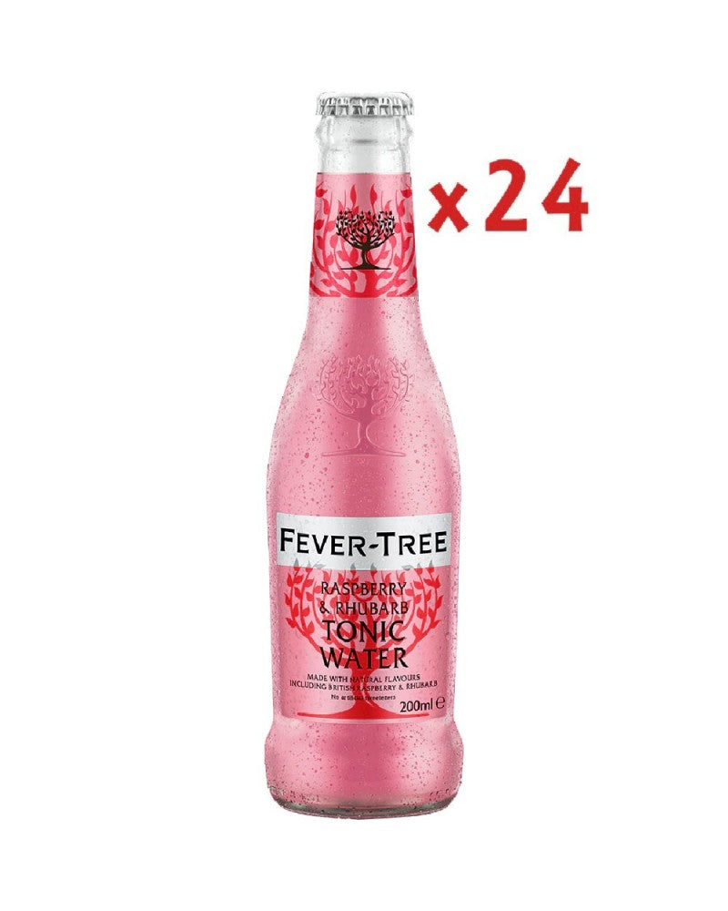 Caja Fever Tree Tonic Raspberry and Rhubarb 24 Uds