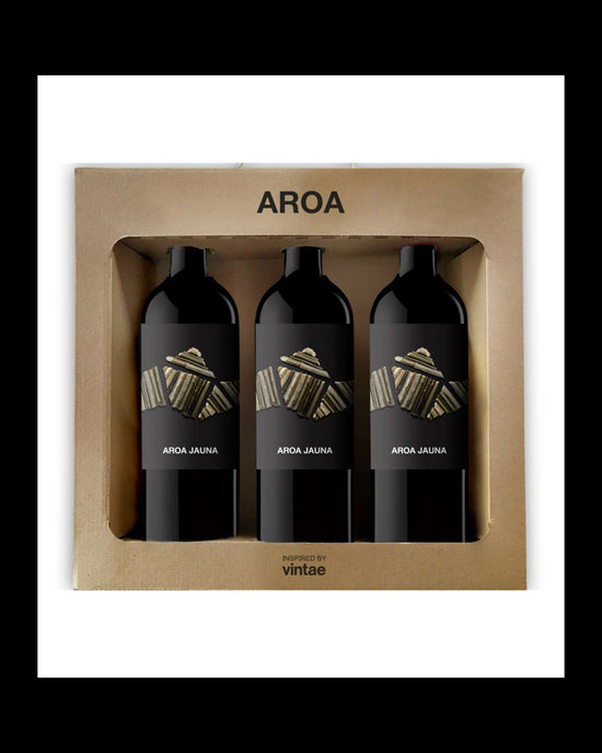 Estuche 3 Botellas Aroa Jauna  2014