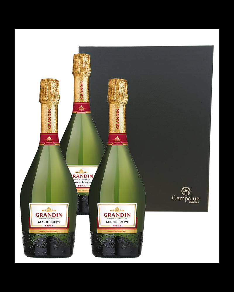 Estuche 3 botellas Grandin Grande Reserve Brut