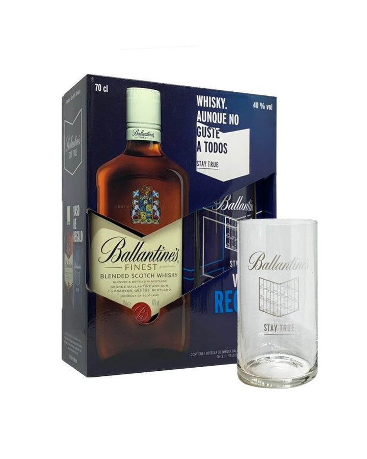 Estuche Ballantine's + Vaso