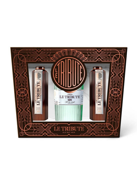 Estuche  Gin Le Tribute 70cl + 2 Tonicas 2021