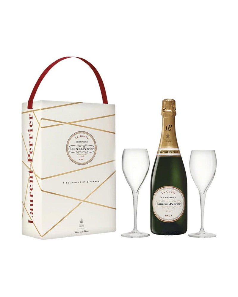 Estuche Laurent-Perrier La Cuvée  + 2 Copas