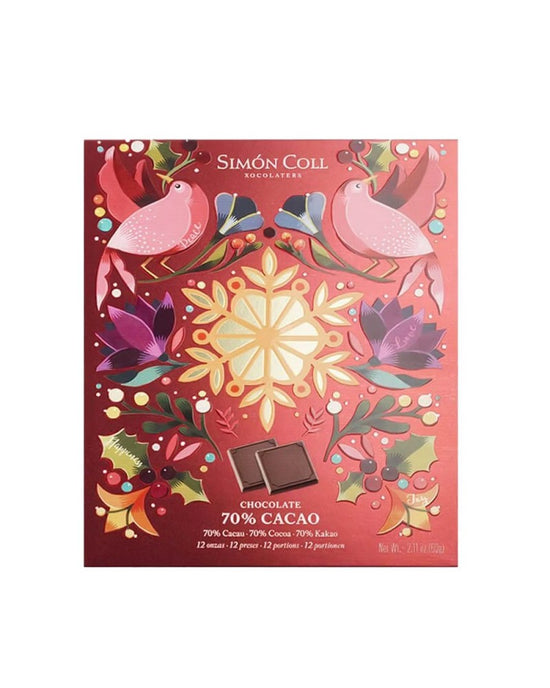 Estuche Regalo Napolitanas Mini Chocolates 70% cacao 60g Simon Coll