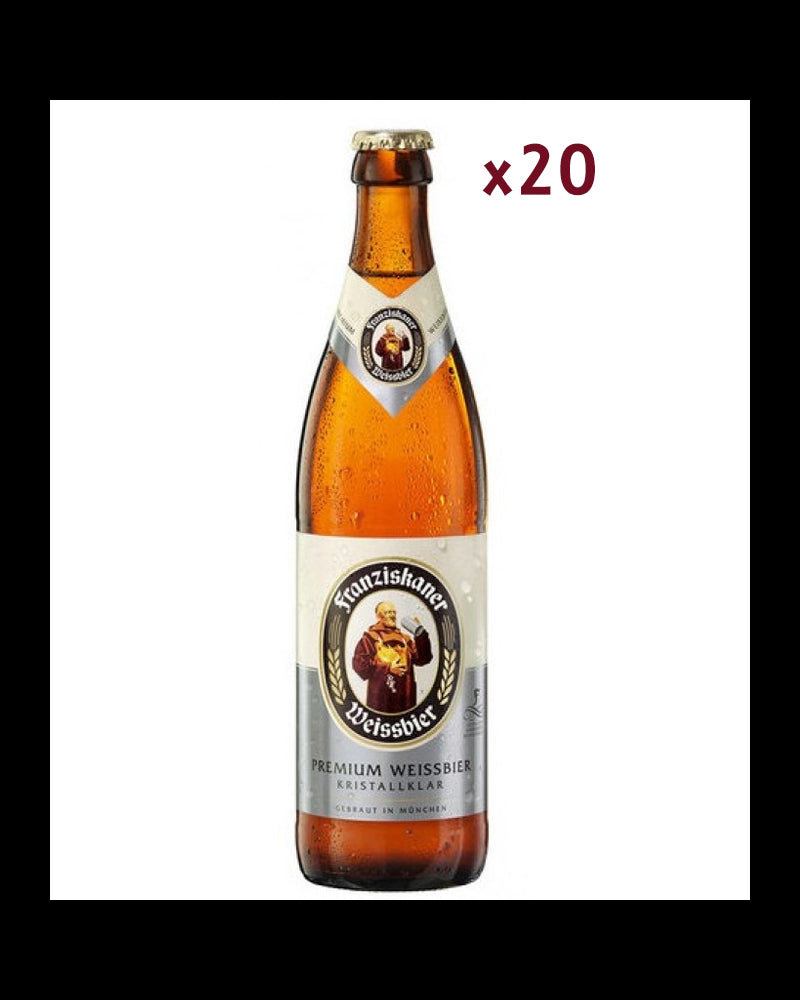 Franziskaner Weissbier Kristall-Klar Caja 20 uds 50cl