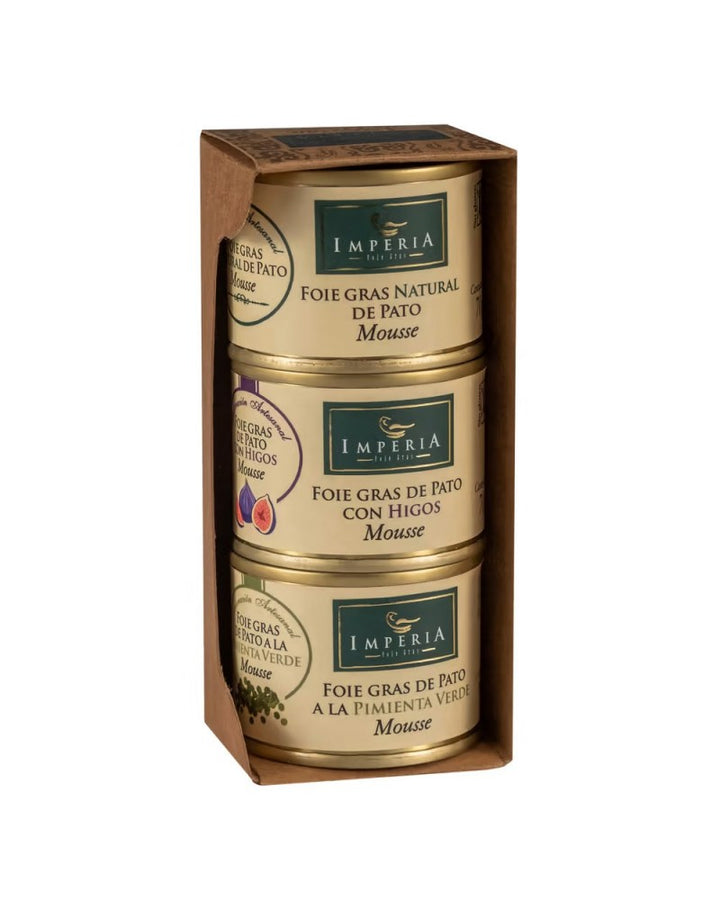 Imperia Pack 3 Patés (Natural, Higos, Pimienta Verde) 3x70gr.