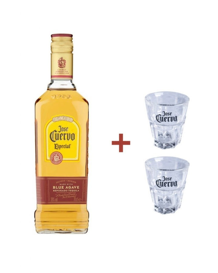 Jose Cuervo Especial Reposado + 2 Vasos De Chupito