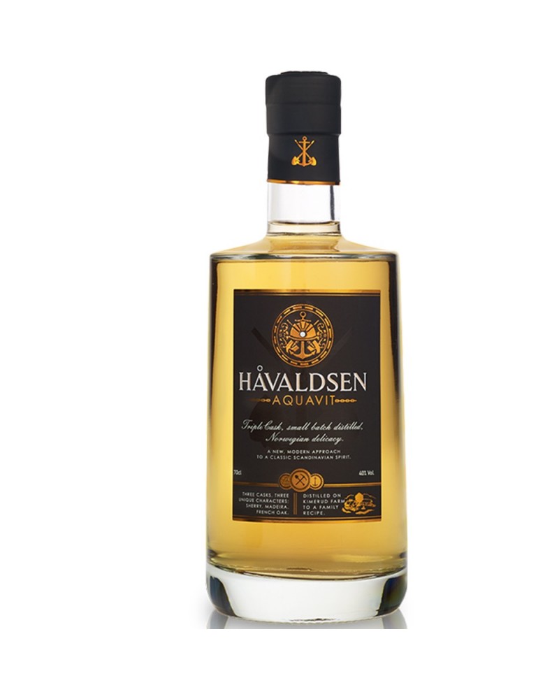 KIMERUD HAVALDSEN AQUAVIT TRIPLE CASK GIN ( NORWAY )