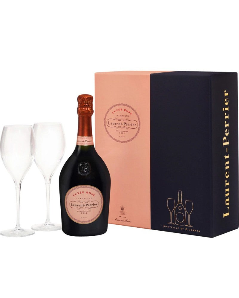 Laurent-Perrier Cuvée Rosé Brut Estuche  + 2 Copas