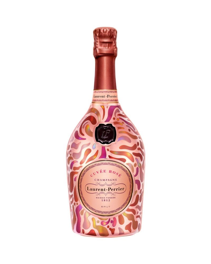 Laurent-Perrier Cuvée Rose Jaula Metal Pétalos