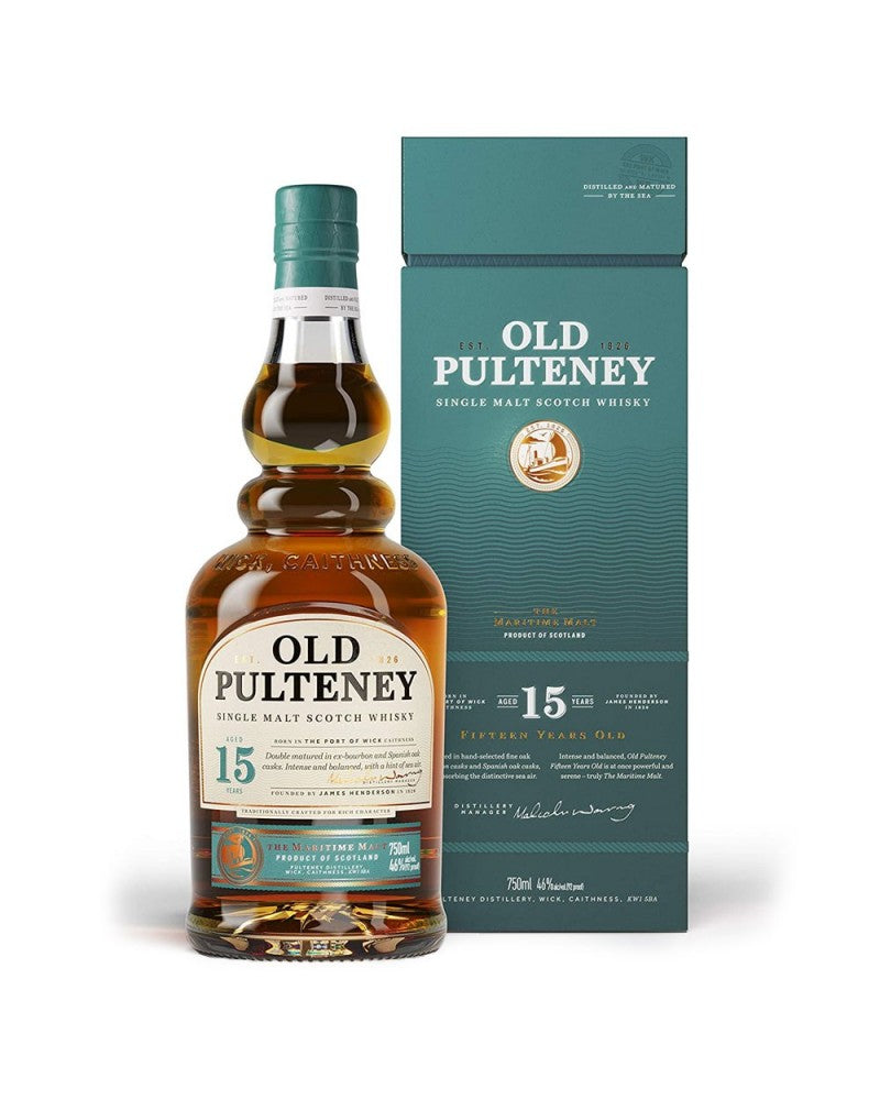Old Pulteney 15 Single Malt Whisky 70cl.