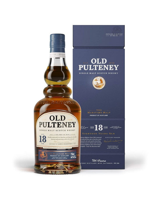 Old Pulteney 18 Single Malt Whisky 70cl.