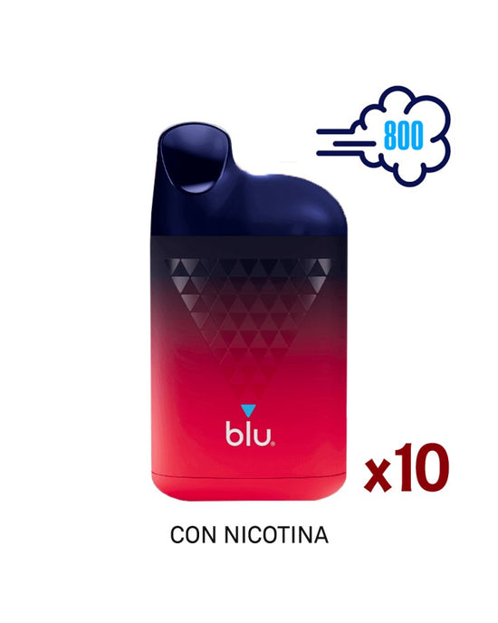 Pack 10 Blu Box - Cereza Ice 800 caladas