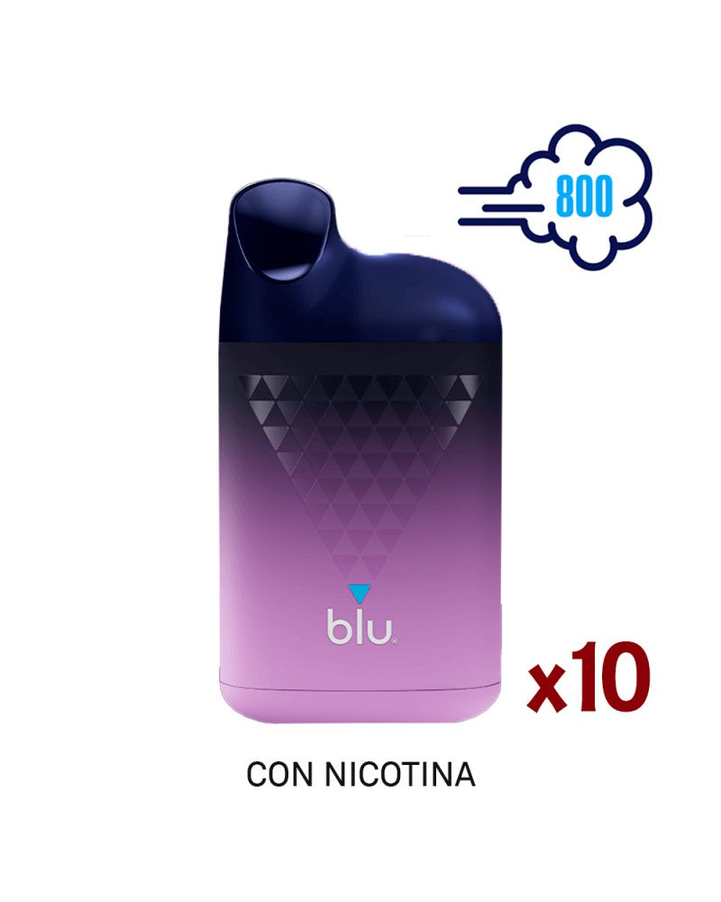 Pack 10 Blu Box - Frutos Rojos Acidos Ice 800 caladas