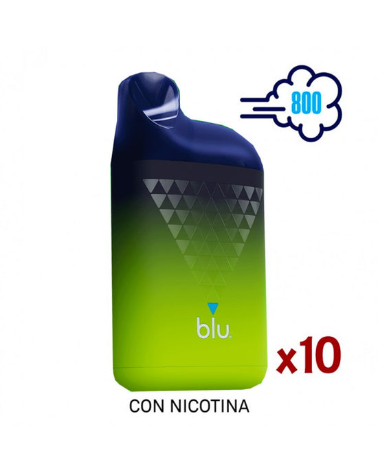 Pack 10 Blu Box - Manzana Ice 800 caladas