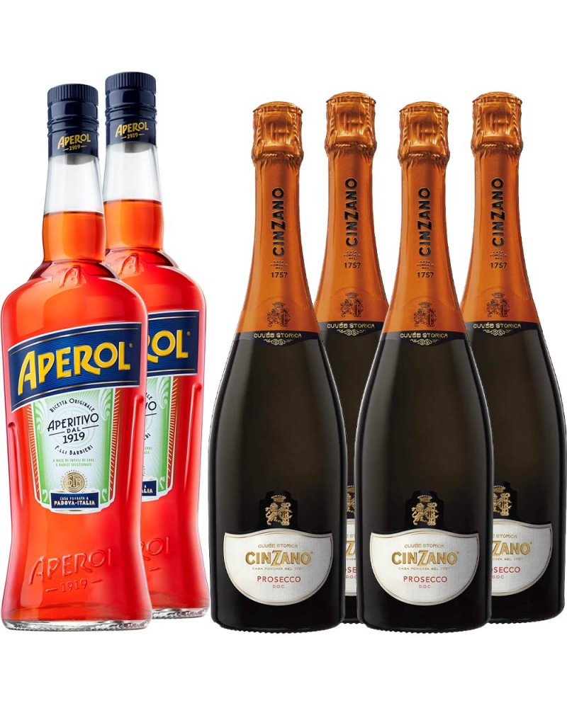 Pack 6 botellas Perfect Aperol Spritz