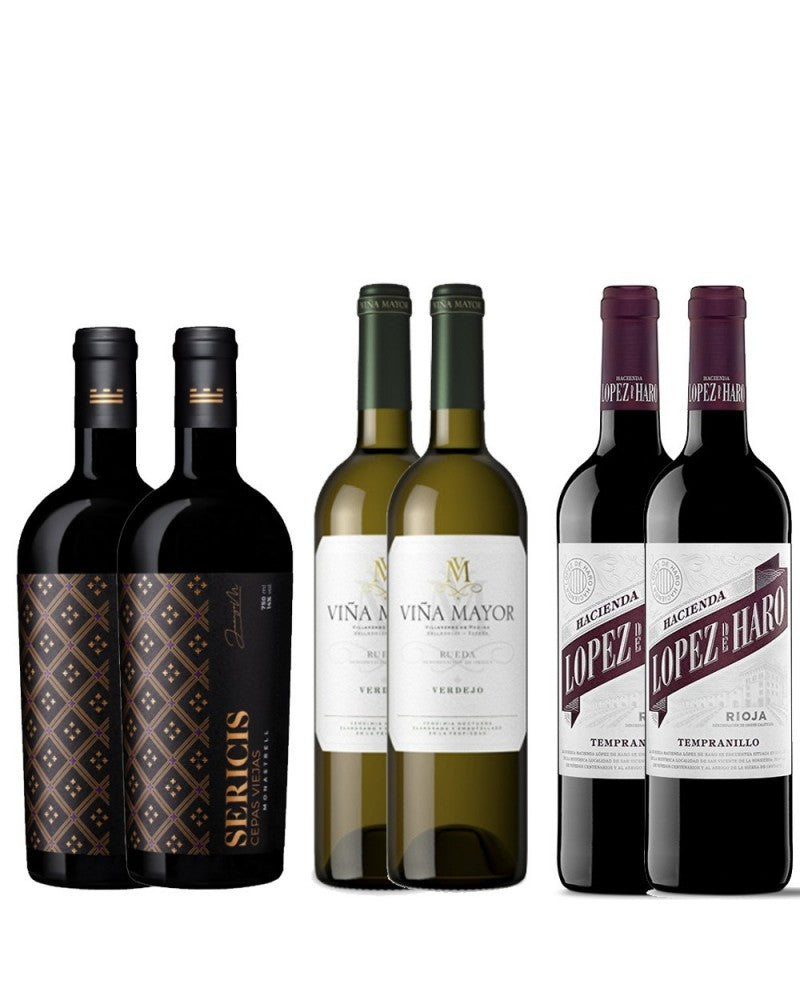 Pack 6 botellas Wine Lovers