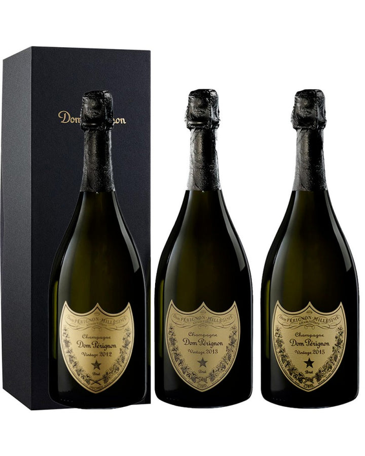 Pack Dom Pérignon Golden Vintages 2012, 2013 & 2015