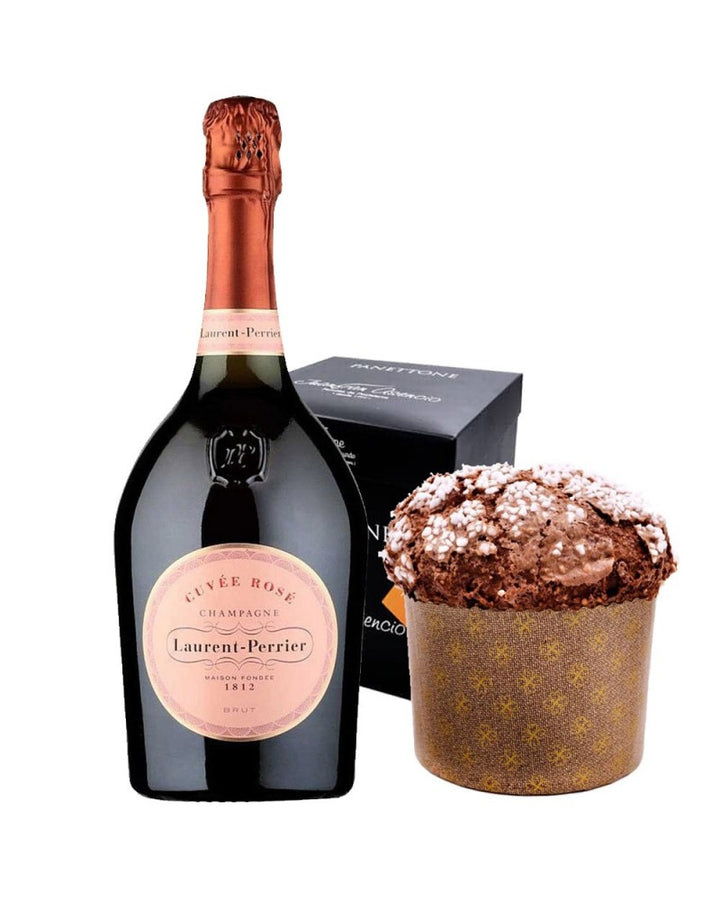 Pack Laurent-Perrier Rosé  + Panettone Juanfran Chocolate y Naranja 550gr.