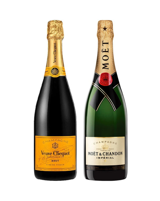 Pack Moët & Chandon & Veuve Clicquot Yellow Label