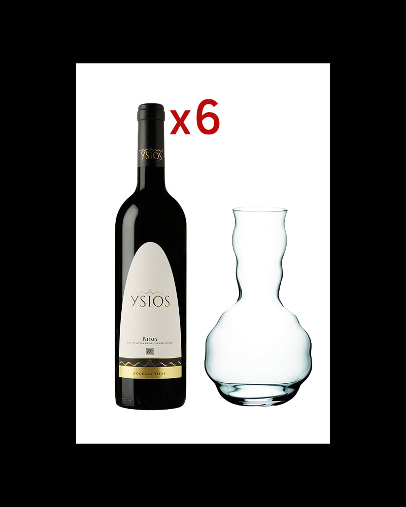 Pack Ysios Reserva 2015 + Decanter Riedel Swirl