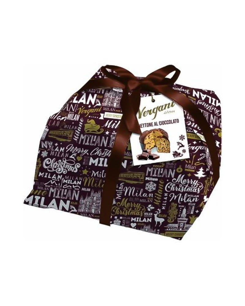 Panettone Al Cioccolato Merry Christmas Line Vergani 1kg