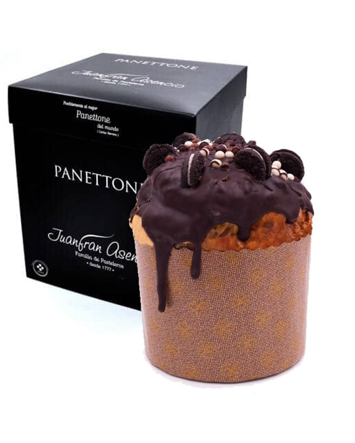 Panettone Cubierto y Relleno De Chocolate Juanfran Asencio 520 gr.