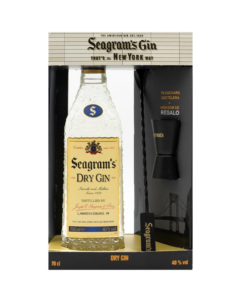 Seagram's Estuche Jigger y Cuchara de Regalo