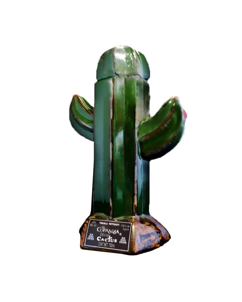 Tequila Cofradia Cactus Cerámica Reposado