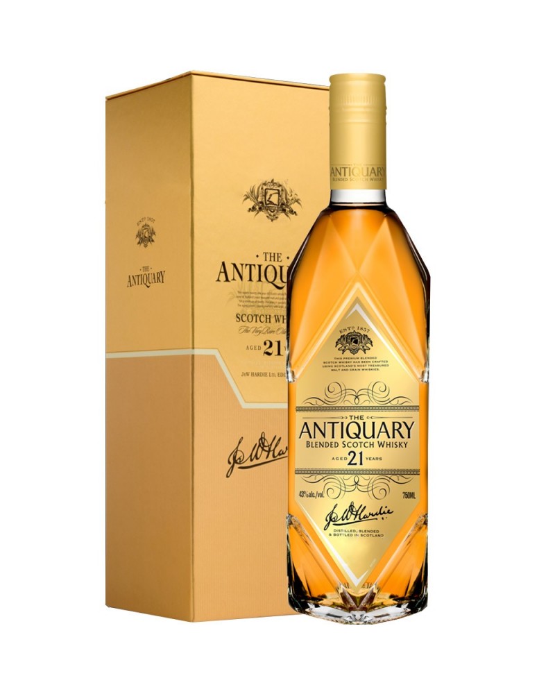 The Antiquary Blended Scotch Whisky 21 Años Estuche de Lujo