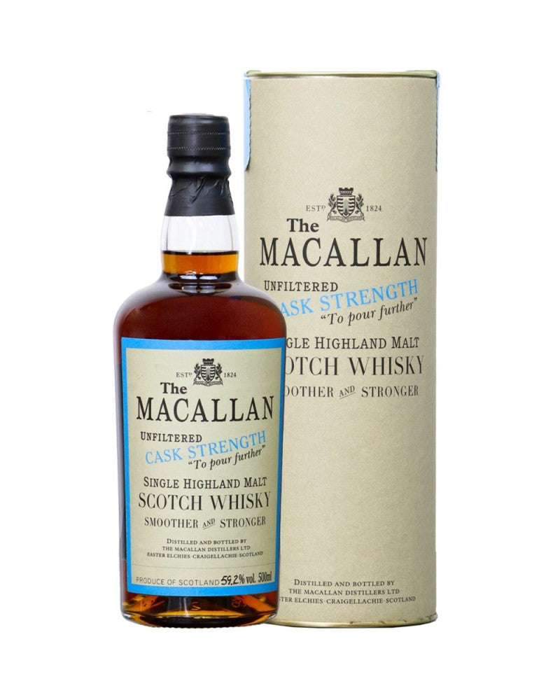 The Macallan Unfiltered Cask Strength 50cl