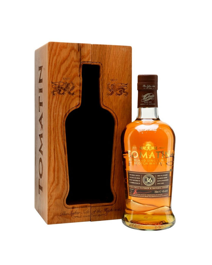 Tomatin Single Malt Whisky 36 años + Estuche Ed. Limitada