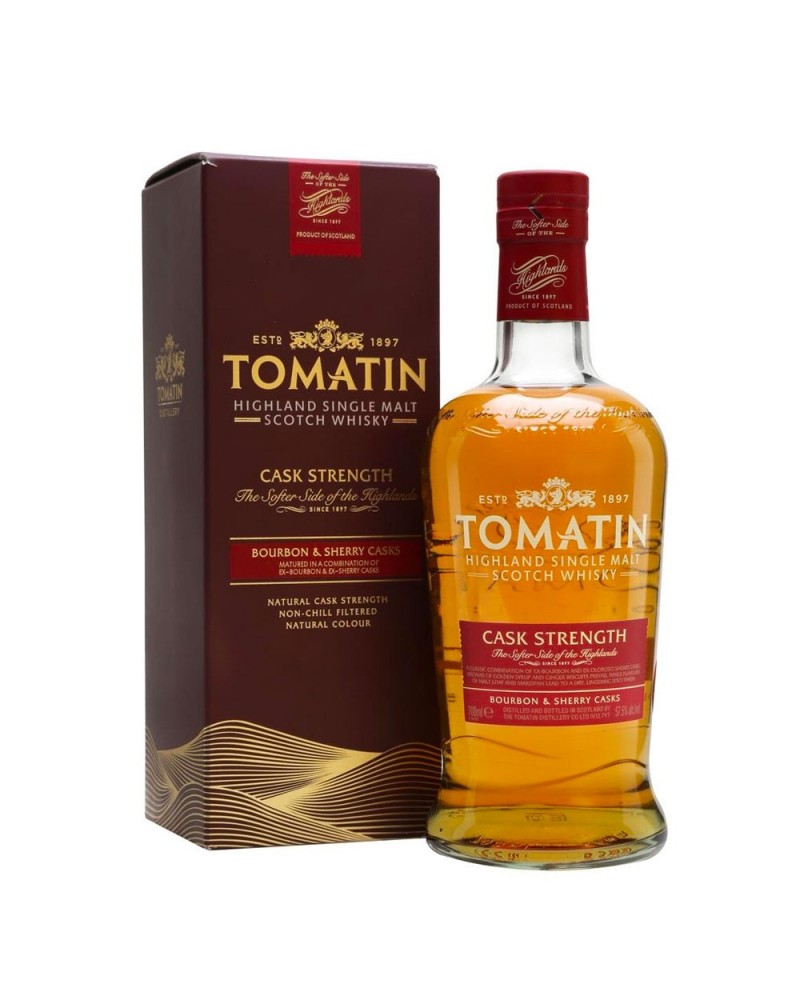 Tomatin Single Malt Whisky Cask Strength + Estuche