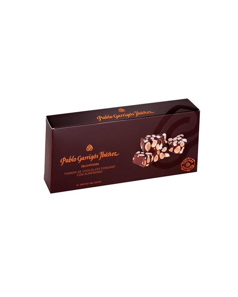 Turrón de Chocolate con Leche y Almendras Delicatessen 300gr