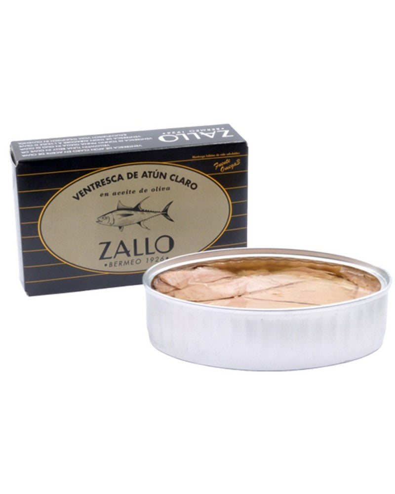 Ventrescas De Atún Claro Zallo En Aceite De Oliva 112gr.