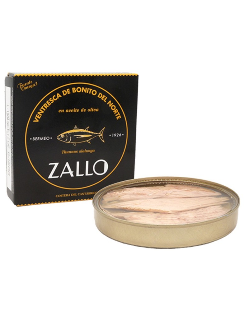 Ventrescas De Bonito Del Norte Zallo En Aceite De Oliva 180gr.