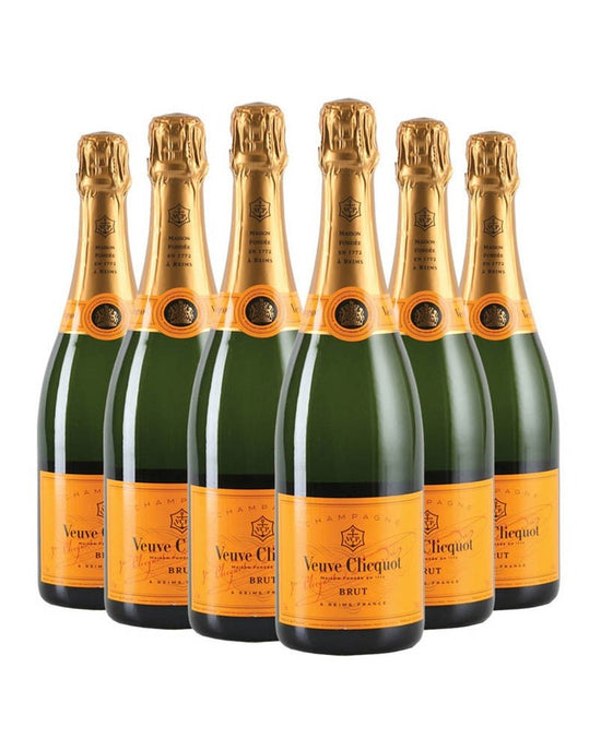 Veuve Clicquot Yellow Label  6 Pack .