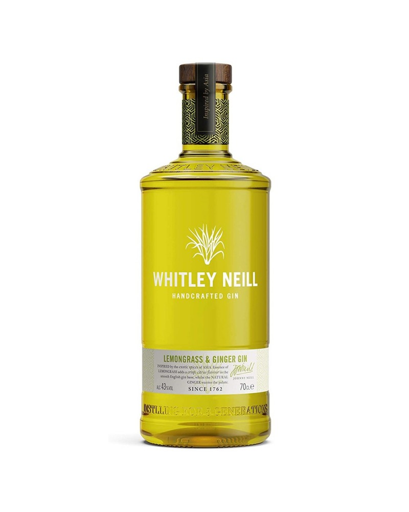 Whitley Neill Lemongrass & Ginger Gin 70cl.